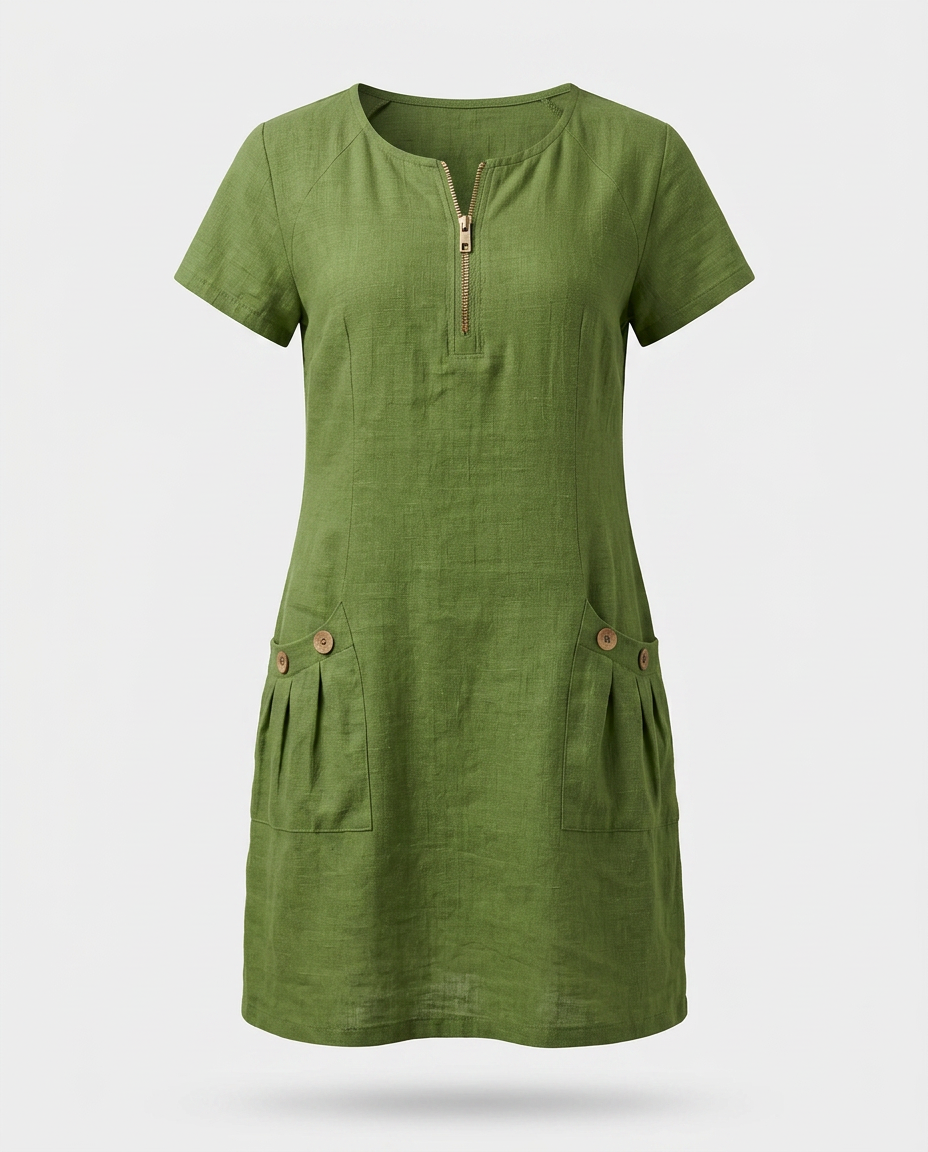 Vestido Alma Terracota