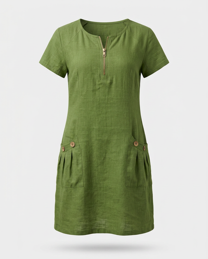 Vestido Alma Terracota