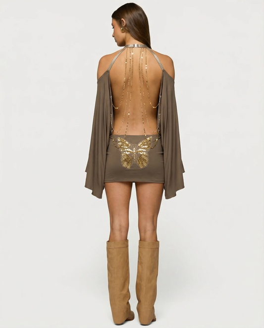 Vestido Golden Mirage