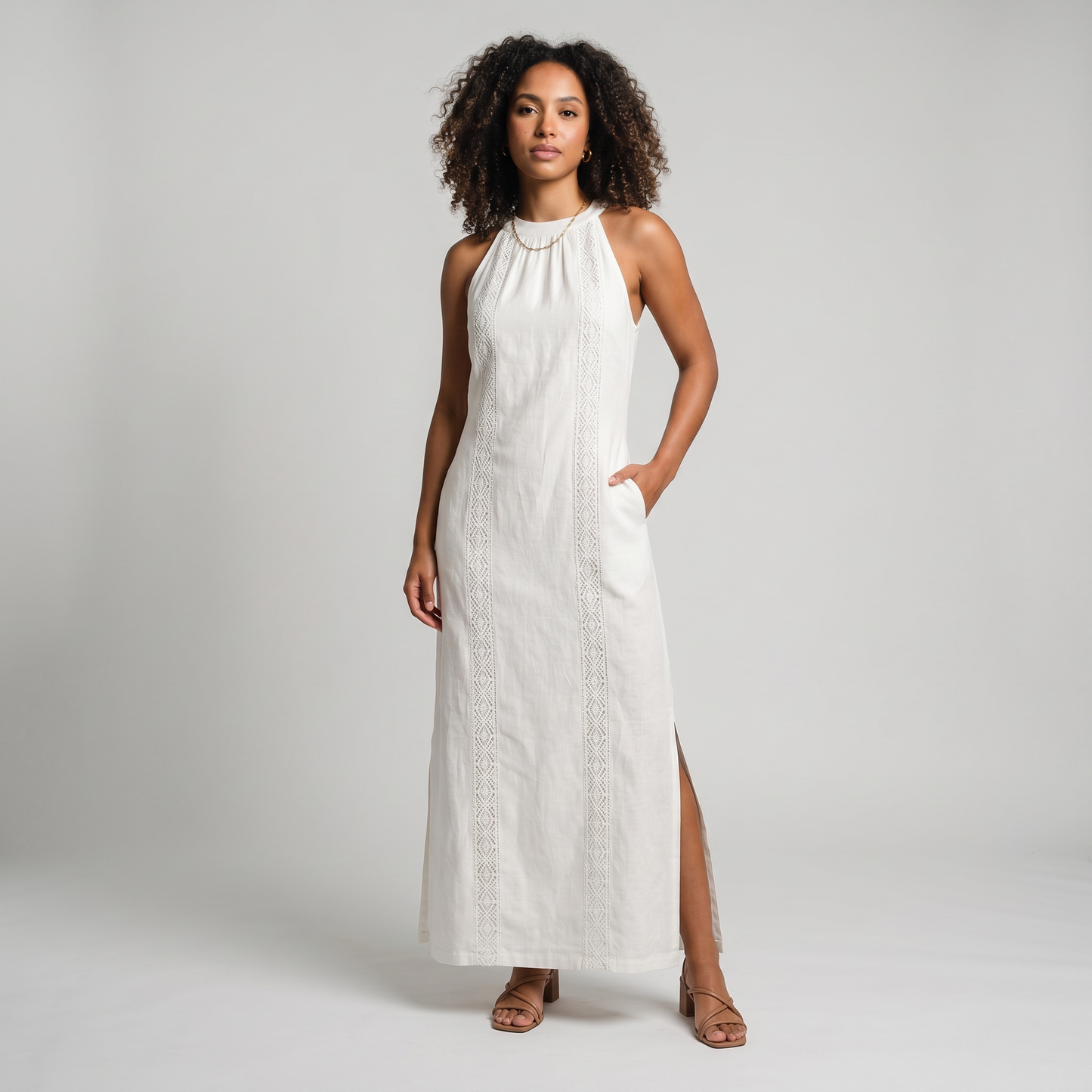 Vestido Halter Tribal